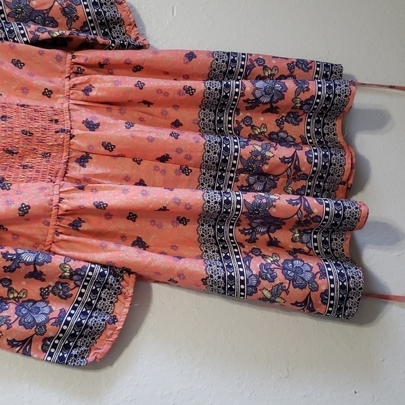 NWT American Rag Cie Dress, Color Orange Navy , Size M - Picture 8 of 17